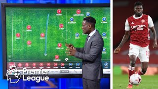 Thomas Partey makes Premier League debut for Arsenal | Tactics Session | NBC Sports