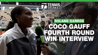 Coco Gauff shares sweet moment with a young fan | 2024 Roland Garros Fourth Round