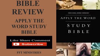 BIBLE REVIEW// NKJV APPLY THE WORD STUDY BIBLE