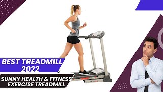 Sunny Health & Fitness Exercise Treadmill review 2024 - best washing machine 2024