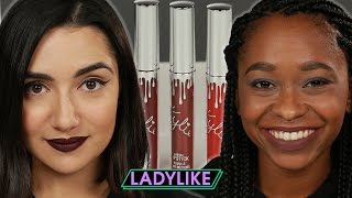 Women Try Kylie Jenner's Entire Holiday Collection • Ladylike