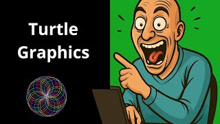 4. Python and Turtle Graphics - Change shape and color of turtle