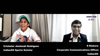 Champs Speak Ep 2 with Jemimah Rodrigues