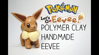 Pokémon Clay Art: Eevee Normal-type Pokémon!