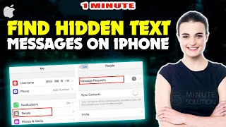 How to find hidden text messages on iphone or iPad 2024