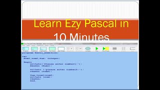 #InformationTechnologyCXC# How to do Ezy Pascal Programming -Learning with the Passleys
