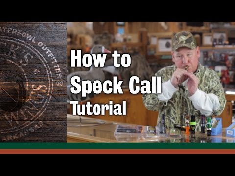 How to use a Speck Call How to use a Speck Call