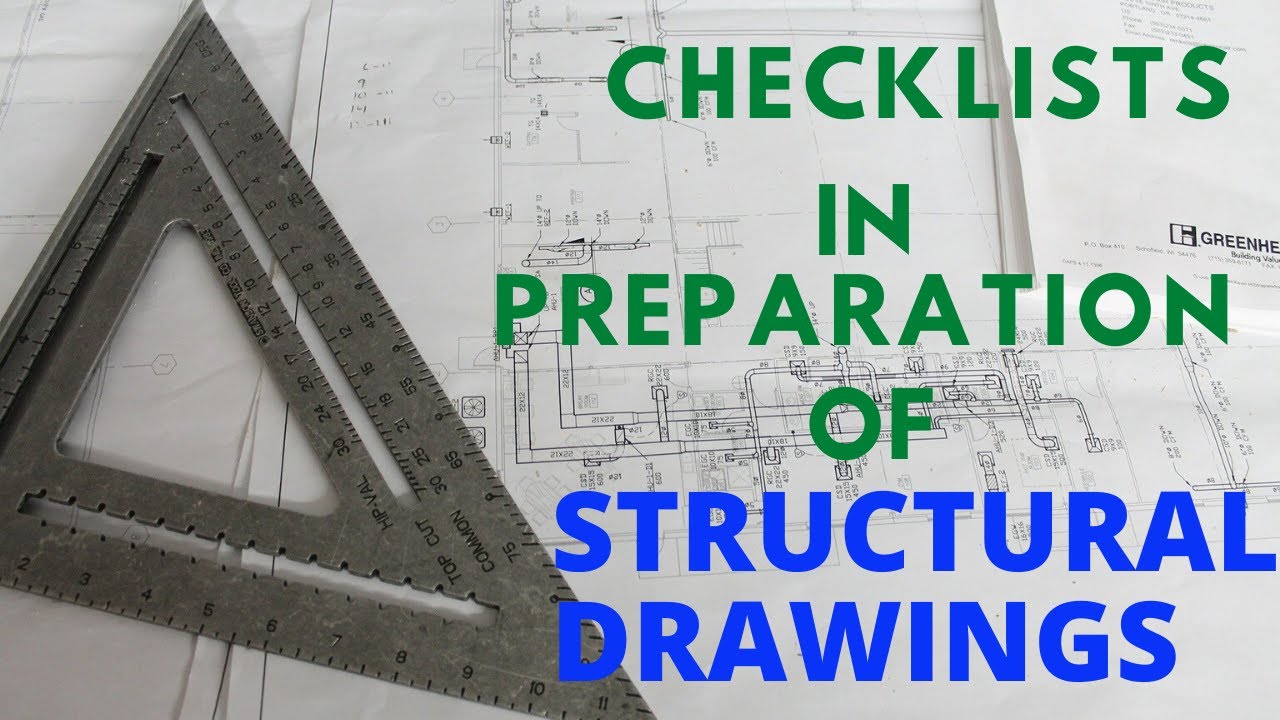 Checklists In The Preparation Of The Structural Drawings - YouTube