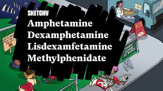 Amphetamine, Dexamphetamine, Lisdexamfetamine, Methylphenidate Lesson (Part 1) | Sketchy Medical