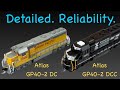 Atlas DC and DCC N Scale GP40-2 // Easy DCC Install