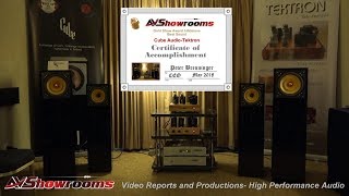 Cube Audio Loudspeakers, The Nenuphar, Tektron Electronics, hifideluxe 2018