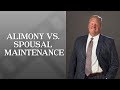 What is the difference between alimony and spousal maintenance in Texas? | Mark Scroggins