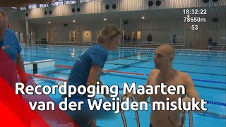 'Het lijf wilde niet meer', Maarten van der Weijden stopt met recordpoging.