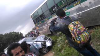 Thulasi bus accident in near TCL SO SAD