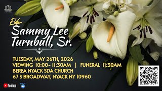 Celebration of Life for Elder Sammy Lee Turnbull Sr.