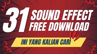 Sound Effect Lucu For Editing + Free Link Download