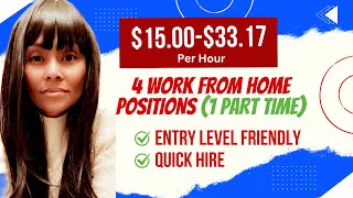Ditch the Commute! 4 EASY Work-From-Home Jobs ANYONE Can Do (1 Part-Time Job Included)