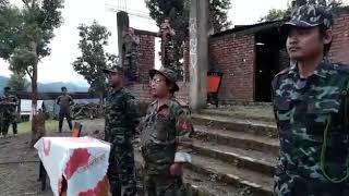 7th Bn Kuki Army condoles to Pu ( L) Col. Paulneo Haokip Eastern C-in-C Govt. of zalengam.