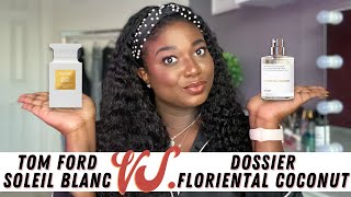 Dossier Perfume Review | Tom Ford Soleil Blanc Dupe | Floriental Coconut | Perfume Collection 2021
