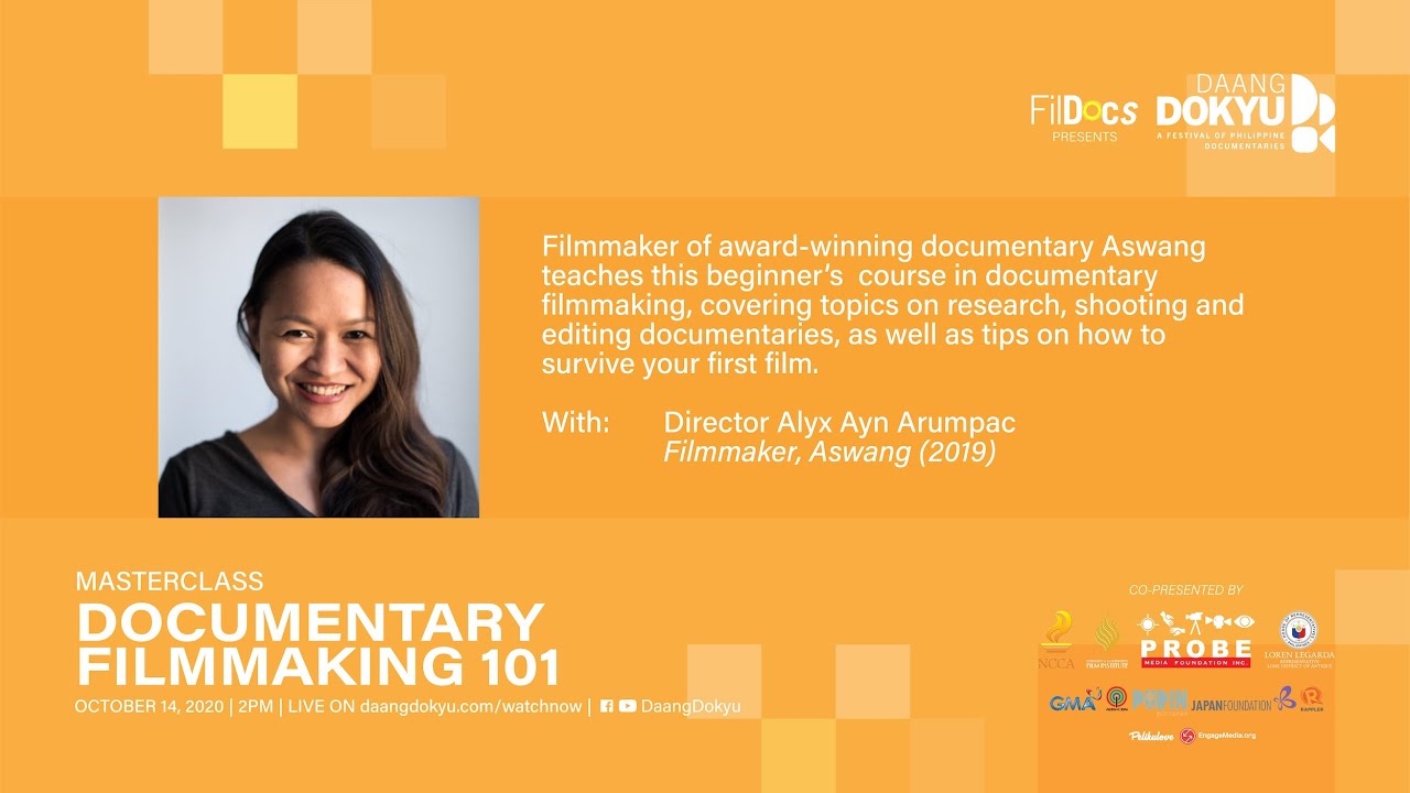 Masterclass Documentary Filmmaking 101 Youtube