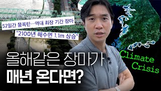 2020년 역대급 장마 🌊 눈 앞으로 다가온 기후위기의 현실