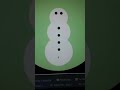 snowman using python turtle 🐢
