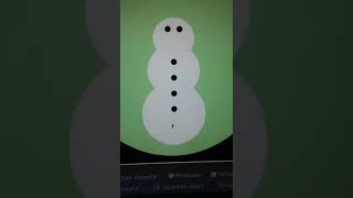 snowman using python turtle 🐢