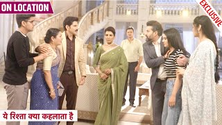 Yeh Rishta Kya Kehlata Hai | Charu Lauti Ghar Wapas, Manisha Ne Uthaya Haath | On Location