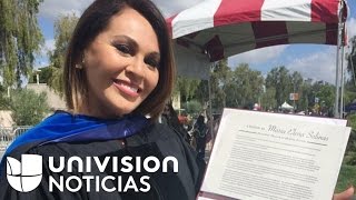 María Elena Salinas recibe doctorado honorario