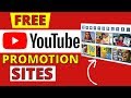 5 SITES To PROMOTE YouTube Videos 💥 FREE YouTube Promotion