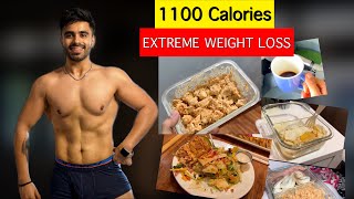 Full Day of Eating 1100 CALORIES 130gm Protein | Intermittent Fasting EXTREME SHREDDING DIET