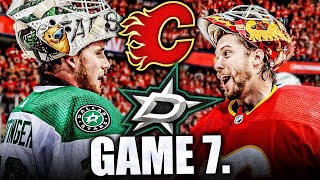 FLAMES FINALLY BEAT THE STARS (JAKE OETTINGER ALMOST DOES IT IN GAME 7, GAUDREAU, TKACHUK, TOFFOLI)