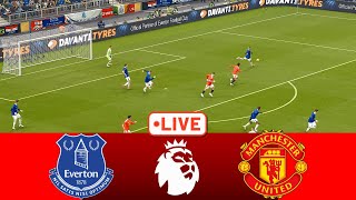 Everton vs Manchester United  Live Streaming - Premier League Full Gameplay 🔴