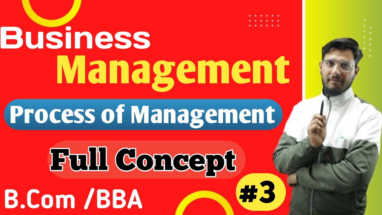 Business Management | Process Of Management | Full Concept | B.com/ BBA ...