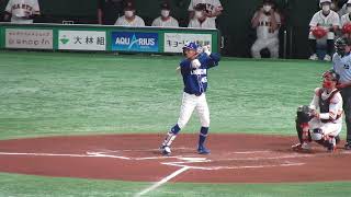 野球選手フォーム集121７ドラゴンズ土田龍空のバッティングフォーム 【読売ジャイアンツ対 中日ドラゴンズ2022/8/23】