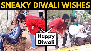 DIWALI WISHES IN LOW VOLUME | FUNNY REACTIONS | DIWALI PRANK 2021 | BECAUSE WHY