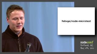 Felix Geisendörfer: How to Test Asynchronous Code