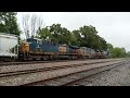 A new csx engineer on Southbound M693-27 in Kingsport TN in the rain. 05/28/2023