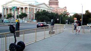 Sonja Riding a Segway