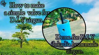 How to make airvalve for D.I.Y airgun.#howto #pcpairgun #homemadeairgun #howtomake #demo