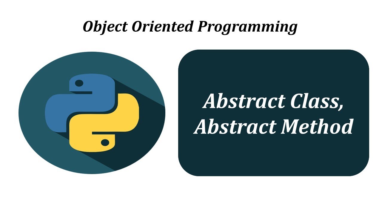 Abstract Class | Abstract Method In Python - YouTube