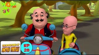 Motu Patlu Cartoons In Hindi | Animated cartoon | Scooter race | Wow Kidz