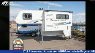 Breathtaking 2021 Adventurer  Truck Camper RV For Sale in Eugene, OR | RVUSA.com