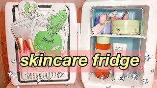 NEW SKIN CARE FRIDGE | UNBOXING + SETUP