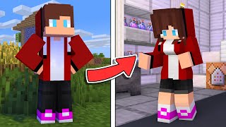 MAIZEN : JJ became a GIRL - Minecraft Animation JJ & Mikey