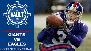 Giants Defense Helps Defeat Eagles in 2000 NFC Divisional Game | New York Giants