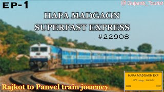 Rajkot to Panvel train journey | राजकोट से पनवेल तक ट्रेन यात्रा | Maharashtra Series ep-1 🏔⛰🚞