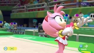 Mario & Sonic at the Rio 2016 Olympic Games (Wii U) - Rhythmic Gymnastics - all Amy routines