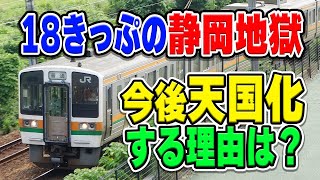 青春18きっぷ利用時、地獄と言われた静岡の東海道線が今後天国へ！？なぜ静岡の東海道線が今後天国化する？【JR東海】