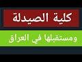 كلية الصيدلة ومستقبلها في العراق شرح الصيدلاني رفاعي عبدالله